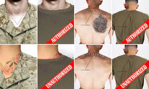 However, one needs to abide by certain regulations while getting it inked. Marines Loosen Up Strict Policy Allowing Unlimited Tattoos But Keeps Ban On Sleeves Daily Mail Online