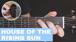 Am c d f well, there is a house in new orleans (organ: The Animals House Of The Rising Sun Guitar Tutorial Youtube