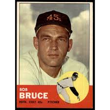 Bob Bruce Card 1963 Topps #24