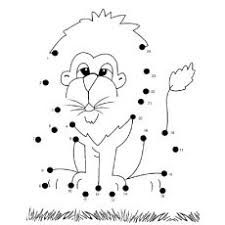 Top 20 Free Printable Lion Coloring Pages Online Dot Worksheets Connect The Dots Lion Coloring Pages