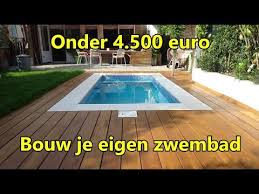Bouw Je Eigen Zwembad Onder 4 500 Kosten En Materialen Youtube In 2020 Zwembad Achtertuin Achtertuin Achtertuin Zwembad