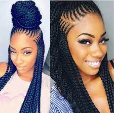 Pin By Tamisha Gray On Braids Braided Hairstyles African Braids Hairstyles Hair Styles
