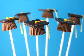 Candy Cup Caps Graduation Desserts Graduation Cupcakes Graduation Candy