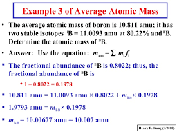 What are its atomic number, atomic mass, and net charge? I Average Atomic Mass
