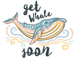 Free printable get well cards. Free Printable Get Well Soon Whale Card Free Printables Com