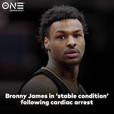 Prayers up for Bronny James 🙏🏾❤️