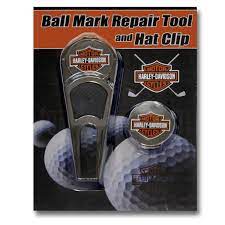 Harley Davidson Golf Divot Tool Ball Marker Hat Clip Combo Pack Ball Markers Golf Divot Tool Harley Davidson