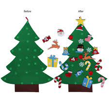 Diy Felt Christmas Tree Best Gift For Children In 2021 Diy Felt Christmas Tree Felt Christmas Tree Christmas Trees For Kids