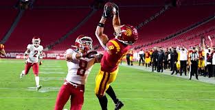 He isn't the biggest receiver but st. Amon Ra St Brown Usc Wide Receiver