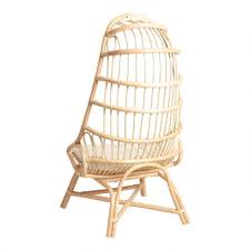 Maybe you would like to learn more about one of these? Natural Rattan Fallon Cocoon Chair With Cushion World Market