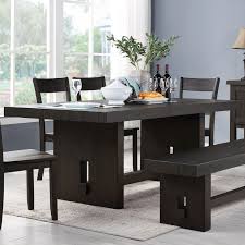 With a variety of options so we can be sure you'll smile every time. Acme Furniture Haddie 72210 Transitional Rectangular Dining Table With Trestle Base Del Sol Furniture Dining Tables