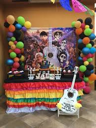 Pixar Coco Birthday Party Ideas Photo 7 Of 9 Mexican Party Theme Fiesta Birthday Party Party Themes