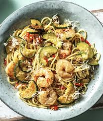 Spicy Shrimp Pasta With Zucchini Recipe Hellofresh Recipe Hello Fresh Recipes Cooking Seafood Seafood Pasta Recipes