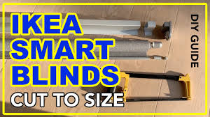 Roller blinds block the view through a window, providing privacy and reducing the heating effect of the sun's rays inside your home. Ikea Smart Blinds Cut To Size How To Make Them Fit Your Window More Info In Description Youtube