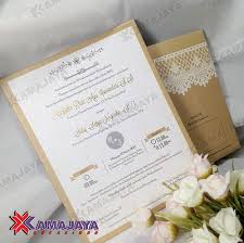 Isi surat undangan bisa jadi untuk surat resmi maupun tidak resmi. Undangan Pernikahan Harga 500 Kamajaya Kreasindo