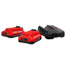 Craftsman c3 19.2 volt compact lithium ion battery pack 935706 (bulk packaged) $75.95. Craftsman 20v Max 20 Volt 2 Ah Lithium Ion Battery And Charger Starter Kit 3 Pc Ace Hardware