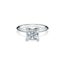 princess cut diamond engagement ring in platinum