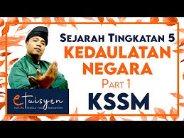 Maybe you would like to learn more about one of these? Sejarah Tingkatan 5 Kssm Bab 1 1 1 Konsep Kedaulatan Litetube