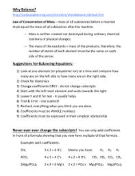 Balancing chemical equations other contents: Balancing Act Worksheet Answers Promotiontablecovers