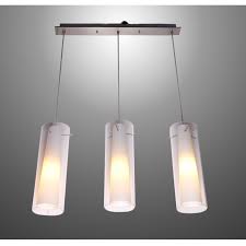 Use above a bar, counter, kitchen island, dining area, or in a game room! New Modern Glass Kitchen Bar Pendant Lamp 3 Lights E27 Fitting Rectangle Canopy Suspension Hanging Pendant Lighting Pl39 3 Hanging Pendant Light Pendant Lightspendant Lamp Aliexpress
