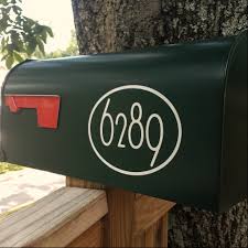 1936, salsbury industries is the industry leader in manufacturing mailboxes Bittersweet Modern Stylized Mailbox Numbers