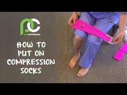 Nurse Puts On Pro Compression Socks Youtube Compression Socks Compression Hose Pinning Ceremony Nurse