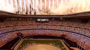 The tokyo 2020 olympics closing ceremony showcases fireworks during the closing ceremony. Zqqwrbrouha9wm