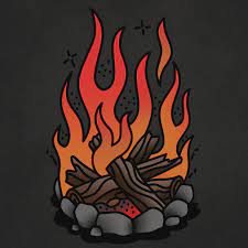 To Take More Interesting Look I Just Added Little Bit Of Noise Effect Mb Its Just Little P Old School Tattoo Traditional Tattoo Fire Old School Tattoo Designs