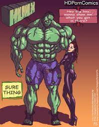 Hulk VS Black Widow comic porn 