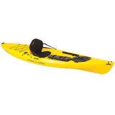 The kayak has a weight of 60lb, a width of 36'', length of 10'. Ocean Kayak Tetra 10 Angler Kayak Eastern Mountain Sports