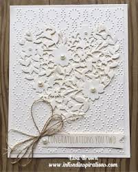 Hey everyone, below are the three cards from this week's facebook learn how to make an easy christmas card using the tidings of christmas suite from stampin' up! Here S A Wedding Card Idea With Stampin Up Bloomin Heart Ink And Inspirations