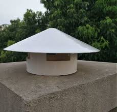 Includes subflashing base, 60 mil weldable tpo or pvc flashing, aluminum top vent. Pvc Cone Top Chimney Cap Cover Weatherproof Roof Vent Cap Roof Air Vent Ventilation Rain Cover Raramart Online Shopping In Japan Raramart Japan