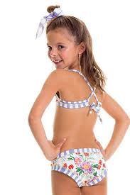Milonga Romantic Flowers Bloemenprint Kinder Bikini 10 Jaar Multicolour