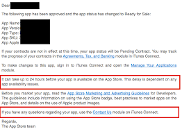 Appstore App Status Is Ready For Sale But Not In App Store Stack Overflow