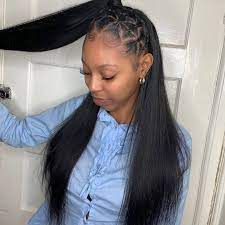 Buy Cheap Human Hair 360 Lace Frontal Wigs Straight From Uyasi Sleek Ponytail Hairstyles Hair Styles Cheap Human Hair