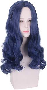 Descendants 2 Evie Long Wavy Wig Cosplay Costume Women Heat Resistant  Synthetic Hair Halloween Party Role Play Wigs : Amazon.nl: Beauty