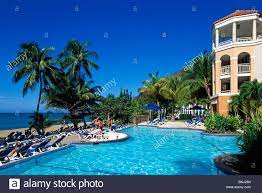 Download This Stock Image Day Puerto Rico Island Islands Caribbean Sea Ocean Antilles Greater Antilles Rincon B Puerto Rico Island Greater Antilles Hotel Pool