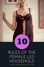 10 Rules Of The Female Led Household - My Femdom Rules