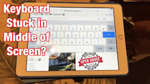 Ipad Keyboard Stuck In Middle Of Screen Easy Fix Youtube