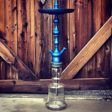 Zahrah Spade Junior Hookah Stem Hookah American Modern Im Blue