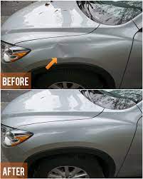 Large Dents Removed Without Paint Filler Or Sanding Pdr In Baltimore Maryland By Ars Dent Repair Auto Body Work Dent Repair Repair