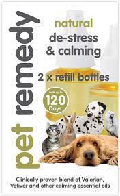 Amazon Com Dog Rocks Pet Remedy Natural Essential Oils For Calming Animals 2 Refills For 40ml Diffuser Pet Health Care Supplies Pet Supplies