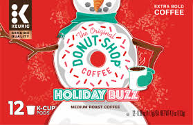 Before coffee was complicated, great coffee was simply fresh, bold, and flavorful. City Market The Original Donut Shop Holiday Buzz Medium Roast Coffee K Cup Pods 12 Ct
