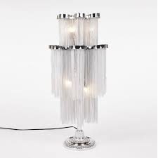 The Daphne Table Lamp Chrome Lamp Table Lamp Glam Table Lamps