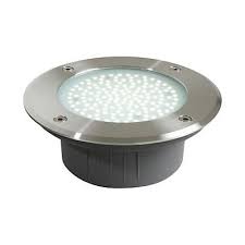 Spot extérieur 220v ou 12v ? Spot Exterieur Encastrable Lumihome Rond Inox Led Integree Castorama