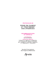 Pdf Prise En Charge Et Traitement Des Urgences Recommandations Et Conseils Comite De Redaction Societe Francophone Des Urgences Medicales Yago Dj Academia Edu