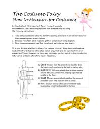 Costume Measurement Template Kozen Jasonkellyphoto Co