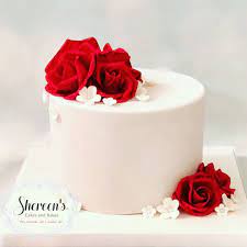 I have made this cake for my friend. Ruby Anniversary Cake 40th Anniversary Cakes Red Birthday Cakes Anniversary Cake Designs