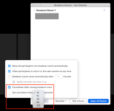 With the bluejeans application version 2.26 or above, moderator can now add up to 75 breakout rooms using add room button. Zoom Auf Twitter Hi Jesse Before Opening The Breakout Rooms You Can Uncheck The Countdown Option To Accomplish This Or You Can Lower The Countdown To Less Than 60 Seconds Our Support