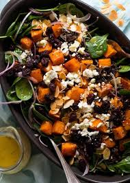 Wickedly Delish Sweet Potato Salad Recipe Salad With Sweet Potato Sweet Potato Salad Recipe Sweet Potato Spinach